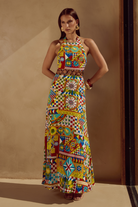 Venus Maxi Dress in Phaedra Print