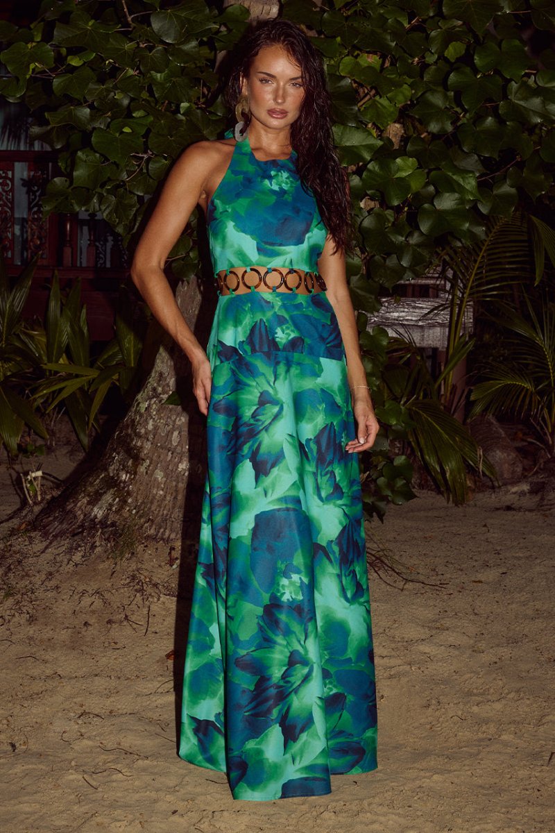 Maxi Dress in Green