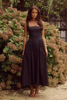 Lani Midi Dress in Black