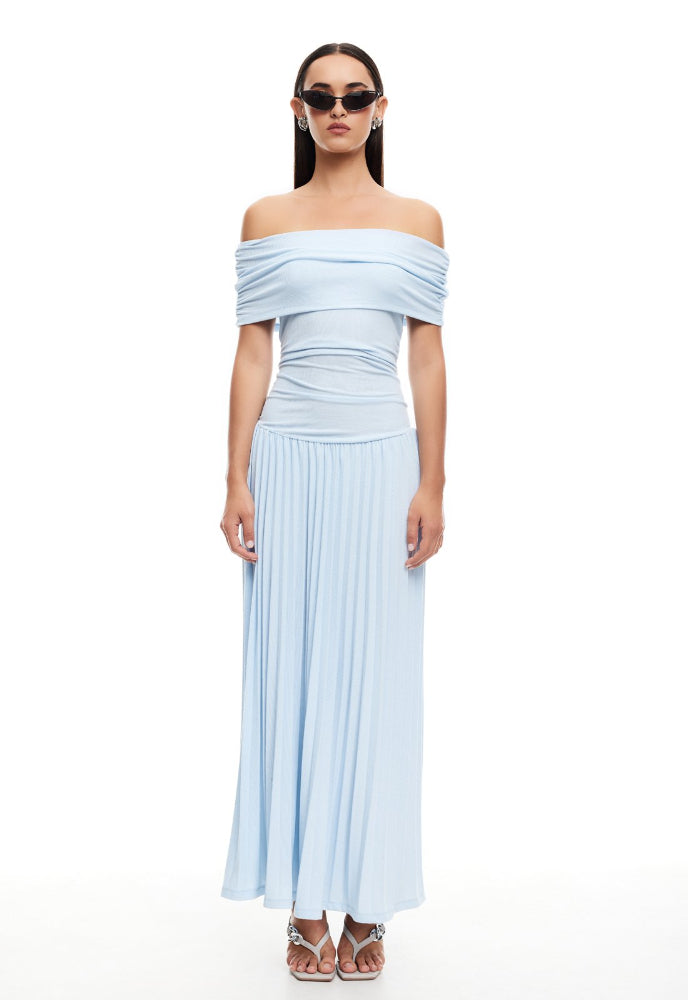 Field Of Dreams Maxi in Soft Blue