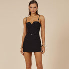 Nylah Mini Dress in Black