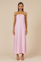 Saphira Maxi Dress in Bubblegum