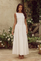 Nevah Maxi Dress in White