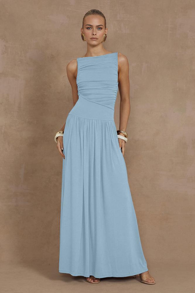 Nalla Maxi Dress in Blue