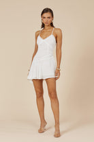 Odeza Mini Dress in White