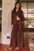 Brydie Pant in Chocolate