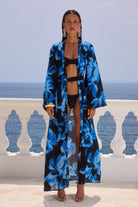 Camille Robe in Agave Blue