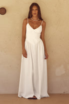 Zephy Maxi Dress in White